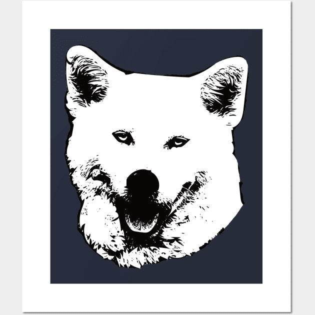 Akita gift for Japanese Akita Owners Wall Art by DoggyStyles